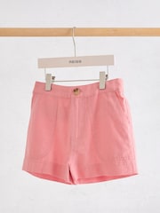 Reiss Coral Pink Alex 3-9 yrs Cotton-Linen Shorts - Image 2 of 3