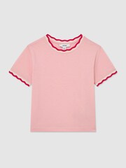 Reiss Pink Florrie T-Shirt - Image 1 of 3