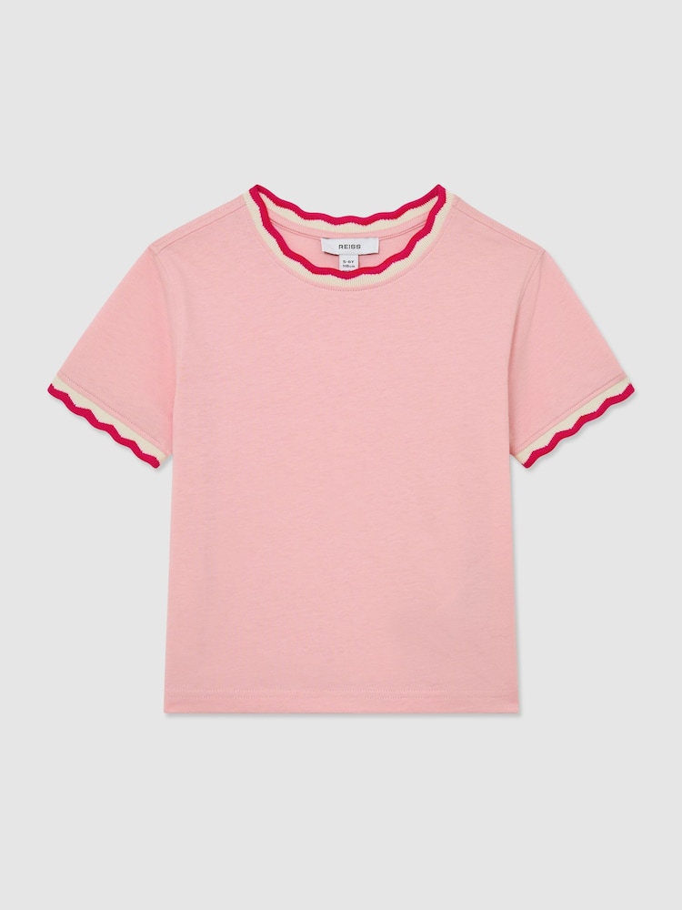 Reiss Pink Florrie T-Shirt - Image 1 of 3