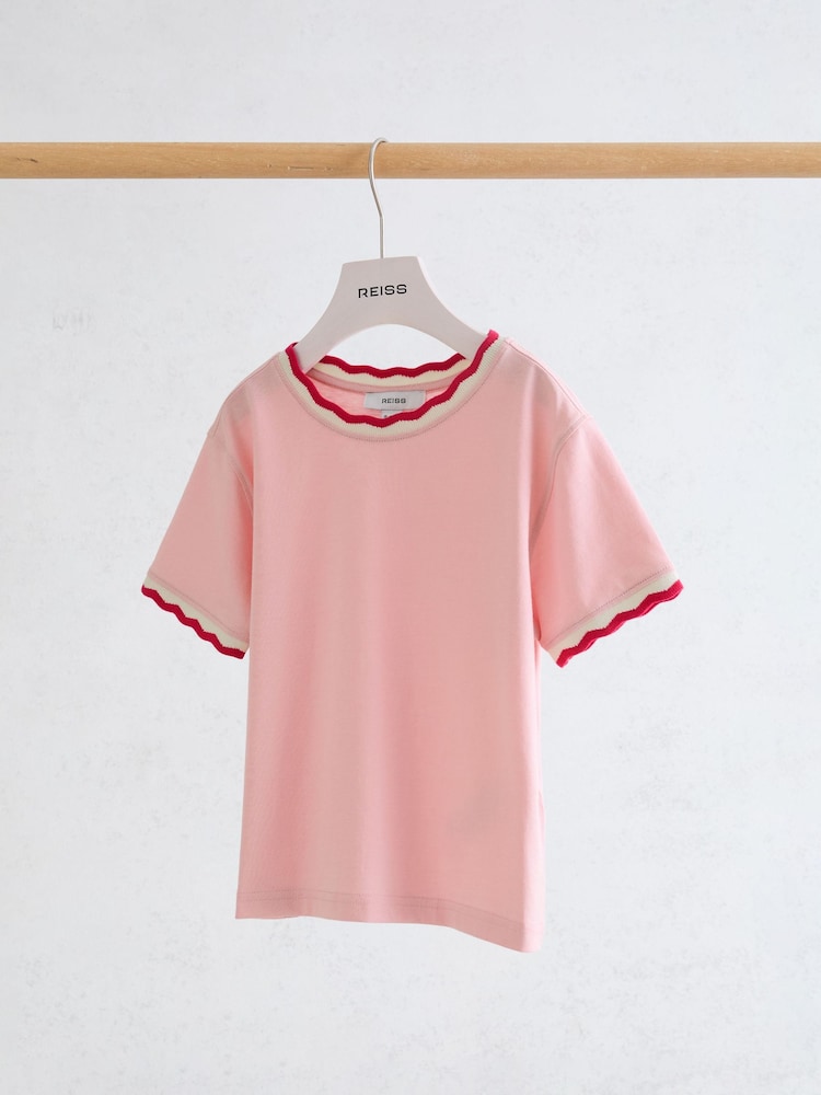 Reiss Pink Florrie T-Shirt - Image 2 of 3