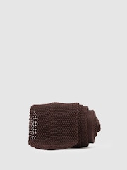 بني داكن - Reiss Punto Tie - صورة 2 من 4