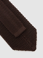 بني داكن - Reiss Punto Tie - صورة 4 من 4