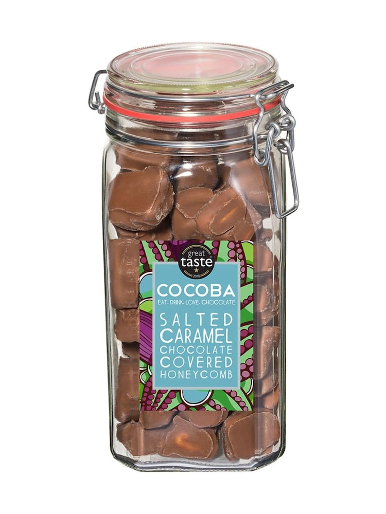 Cocoba Milk Choc Salted Caramel Covered Honeycomb Jar - Image 1 of 1