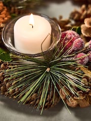 Dibor Citrus Spice Round Tealight 30cm Centrepiece - Image 3 of 5