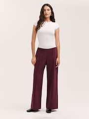 Finery Red Caryl Trousers - Image 2 of 3