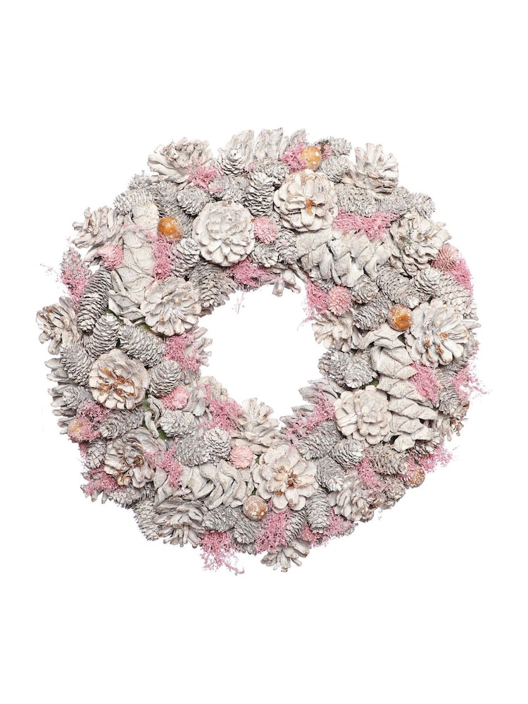 Dibor Amelia Heather Winter 38cm Wreath - Image 2 of 5 Dibor Amelia Heather Winter 38cm Wreath - Image 2 of 5