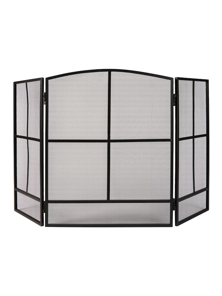 Dibor Black Large Window Pane Fire Guard - Image 6 of 6 Dibor Black Large Window Pane Fire Guard - Image 6 of 6