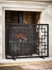 Dibor Black Kensington Firescreen - Image 1 of 6