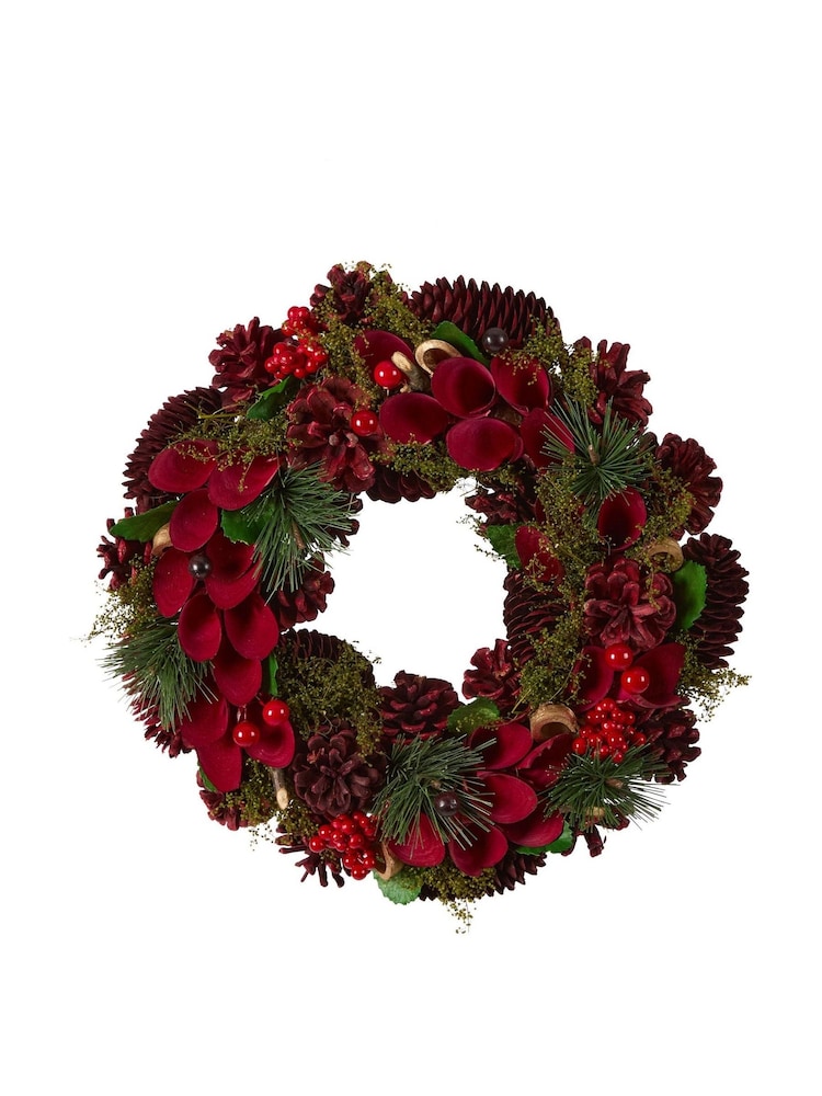 Dibor Cluster Berries 30cm Wreath - Image 2 of 5 Dibor Cluster Berries 30cm Wreath - Image 2 of 5