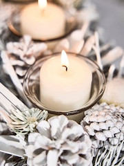 Dibor Morning Frost 45cm Four Tealight Holder - Image 4 of 6