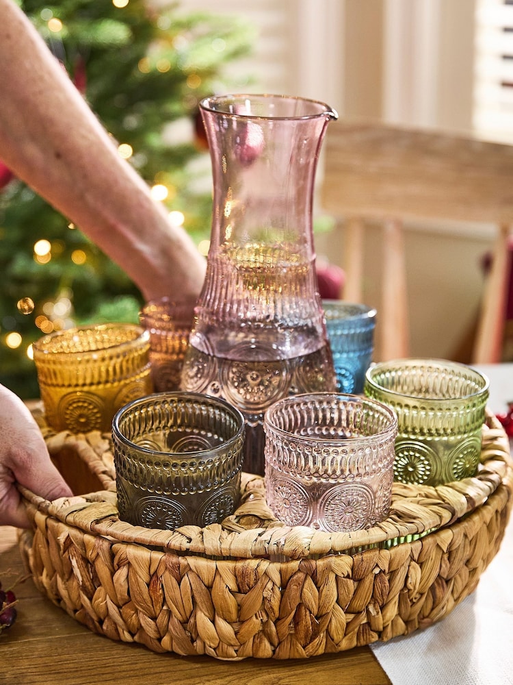 Dibor Carafe and Tumblers in Woven Holder - Image 2 of 6 Dibor Carafe and Tumblers in Woven Holder - Image 2 of 6