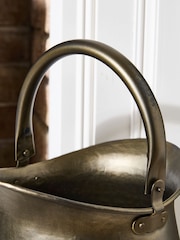 Dibor Bronze Footed Coal Bucket with Shovel - Image 2 of 6