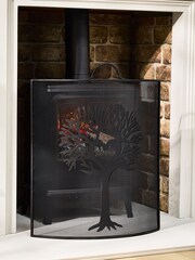 Dibor Black Tree Fireguard - Image 1 of 5
