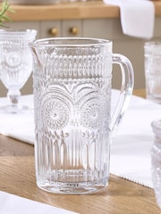 Dibor Clear Gallano Pitcher Jug - Image 2 of 6