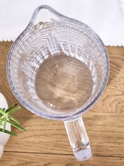 Dibor Clear Gallano Pitcher Jug - Image 3 of 6