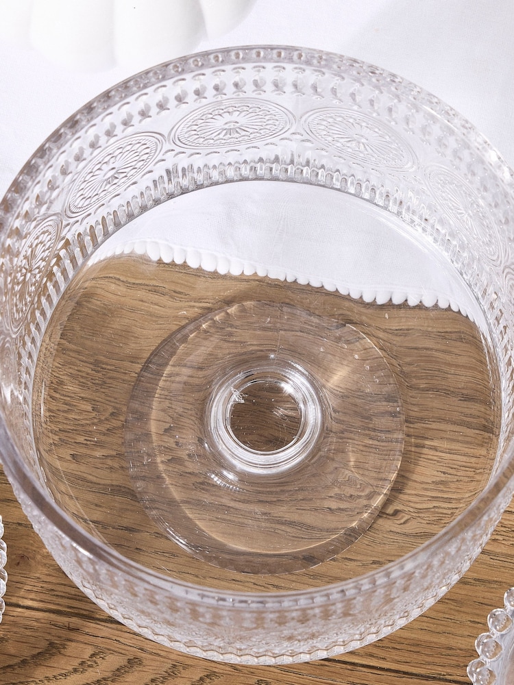 Dibor Clear Gallano Trifle Bowl - Image 5 of 5