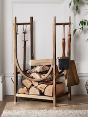 Dibor Brass Antique Fire Tool Set - Image 1 of 4