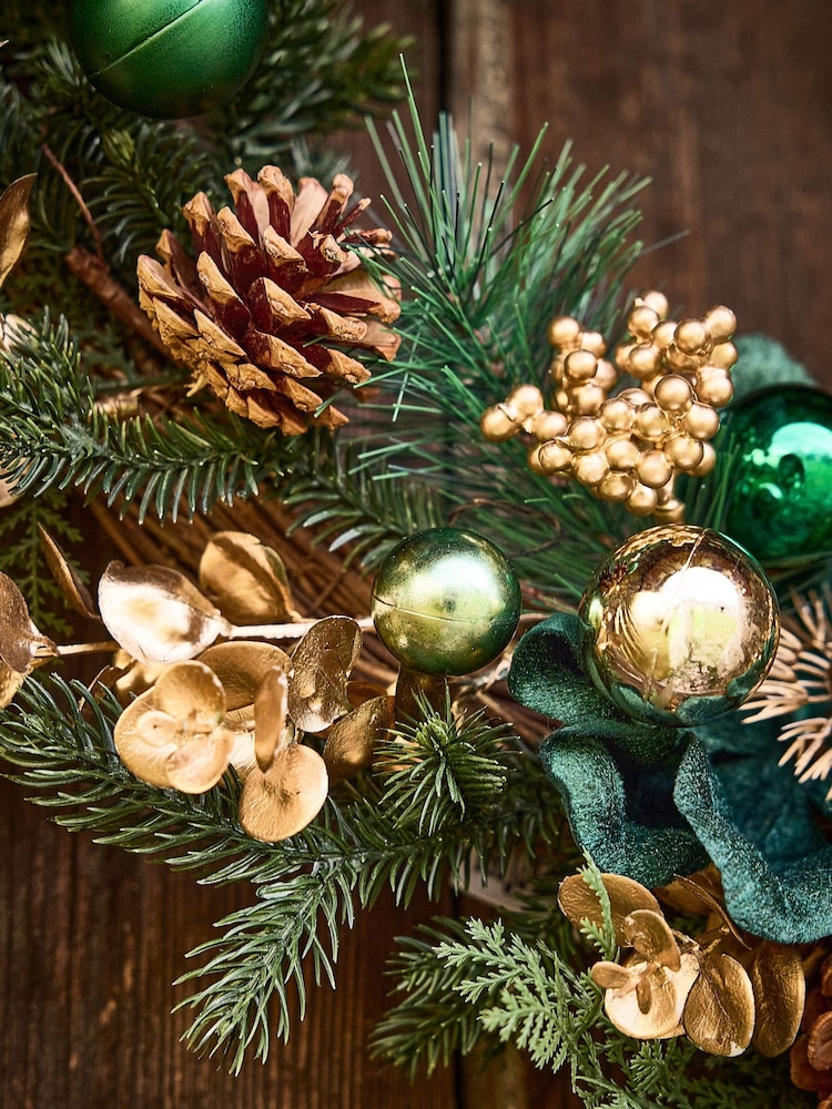 Dibor Highbury Luxury 65cm Christmas Wreath - Image 2 of 5 Dibor Highbury Luxury 65cm Christmas Wreath - Image 2 of 5