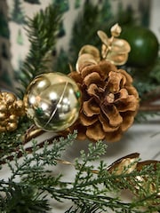 Dibor Highbury Luxury 180cm Christmas Garland - Image 4 of 5