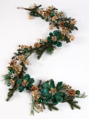 Dibor Highbury Luxury 180cm Christmas Garland - Image 5 of 5
