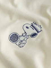 Ecru Cream Snoopy Licence Stripe Rugby Shirt - Image 9 of 10
