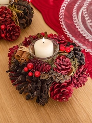 Dibor Cinnamon Pine Single Candle Holders - Image 3 of 4