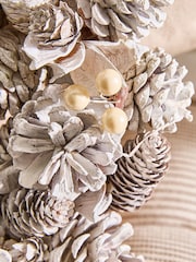 Dibor Christmas Pinecone 30cm Wreath - Image 4 of 5