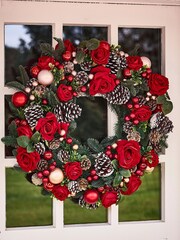 Dibor Rosebrook Pine 60cm Wreath - Image 1 of 5