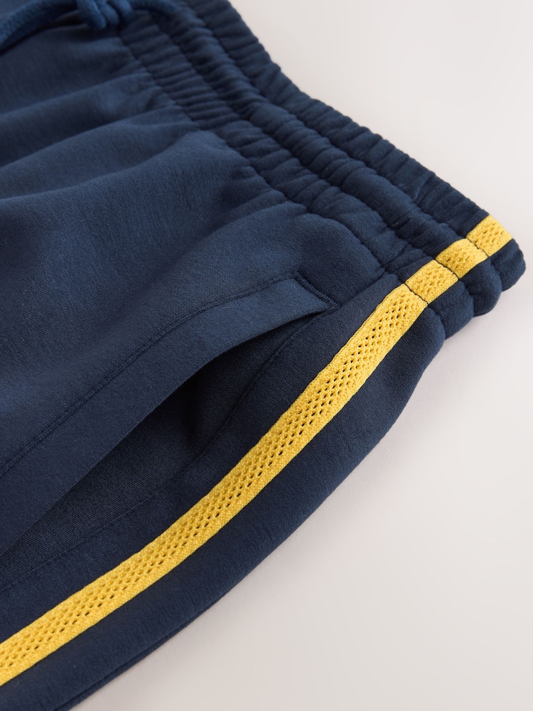 Navy Slinky Side Stripe Shorts - Image 8 of 8