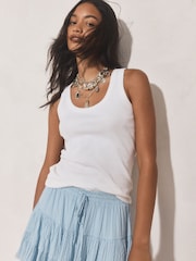 Silver Tone Statement Boho Charm 4 Layer Necklace - Image 2 of 7