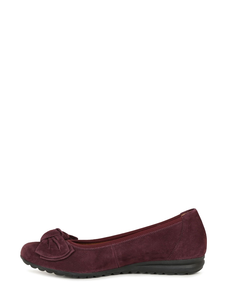 Gabor Purple Bramble Suede Shoes - Image 2 of 5