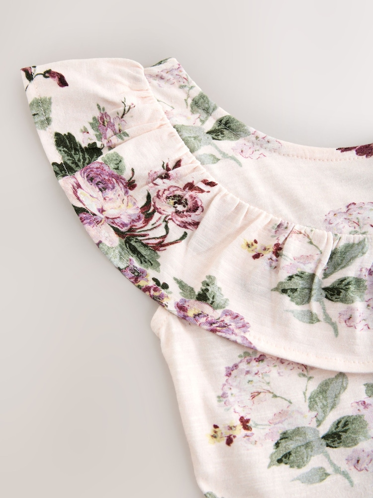 Laura Ashley Light Pink Fairthorne Frill Jersey Dress - Image 11 of 11 Laura Ashley Light Pink Fairthorne Frill Jersey Dress - Image 11 of 11