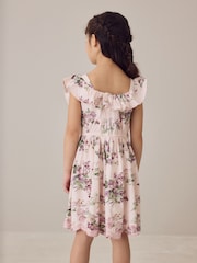 Трикотажное платье с оборками Laura Ashley - Изображение 3 12