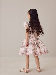 Трикотажное платье с оборками Laura Ashley - Изображение 4 12