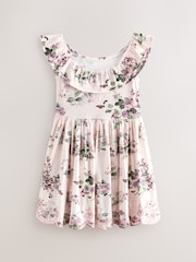 Трикотажное платье с оборками Laura Ashley - Изображение 9 12