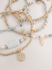 Grey Stretch Bracelets 7 Pack - Image 3 of 3