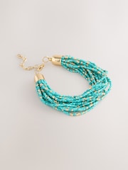 藍綠色 - 串珠手鍊組 - 圖片 3/5