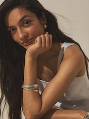 Gold/Silver Tone Mixed Metal Bangle Pack - Image 1 of 5