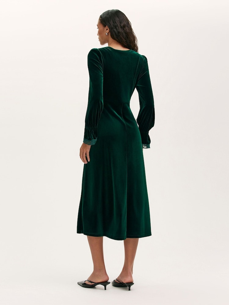 Finery Green Louise Dress - Image 2 of 4 Finery Green Louise Dress - Image 2 of 4