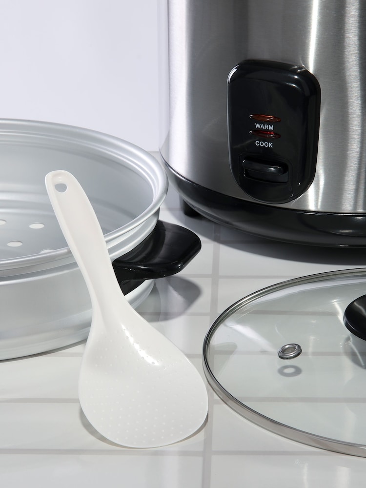 Daewoo Stainless Steel Rice Cooker 1.8L - Image 2 of 3 Daewoo Stainless Steel Rice Cooker 1.8L - Image 2 of 3