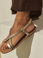 Золотистый цвет - Непромокаемая сумка на щиколотку на щиколотке из нержавеющей стали - Изображение 2 2