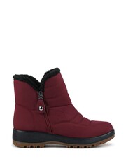 Vermelho - Botas acolchoadas à prova de chuva Pavers - Imagem 1 de 5