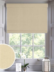 Green Stitch Stripe Made to Measure Roman Blind - Image 1 of 6