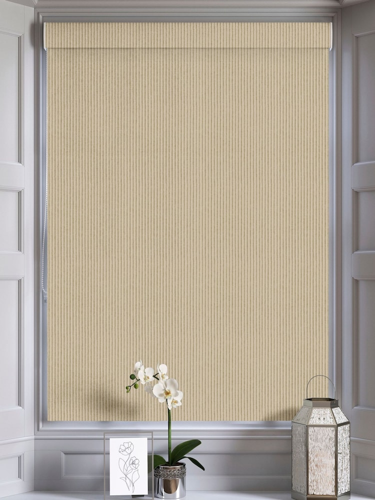 Green Stitch Stripe Made to Measure Roman Blind - Image 2 of 6