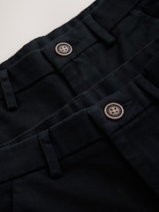 Black Stretch Skinny Chino Trousers 2 Pack (3-17yrs) - Image 3 of 4