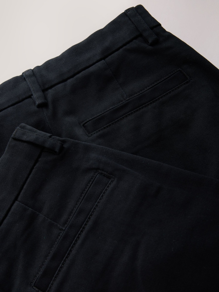 Black Stretch Skinny Chino Trousers 2 Pack (3-17yrs) - Image 4 of 4