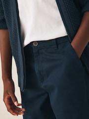 Navy Wide Chino Trousers (3-16yrs) - Image 5 of 9