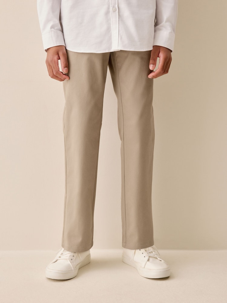Stone Regular Fit Premium Chinos (3-16yrs) - Image 1 of 8