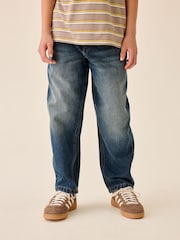 Denimblau im Vintage-Stil - Baggy Tapered Denim Jeans (3-16yrs) - Bild 1 von 3