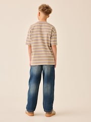 Denimblau im Vintage-Stil - Baggy Tapered Denim Jeans (3-16yrs) - Bild 2 von 3